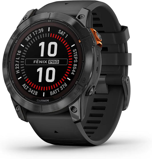 Garmin fēnix 7X Pro Solar, 51mm GPS smartwatch, Black